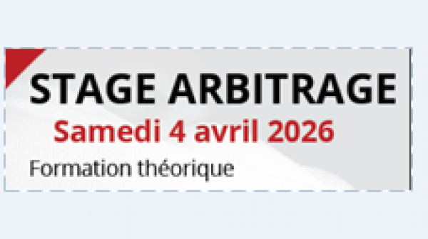 Stage d'Arbitrage n° 3 - 4 avril 2026